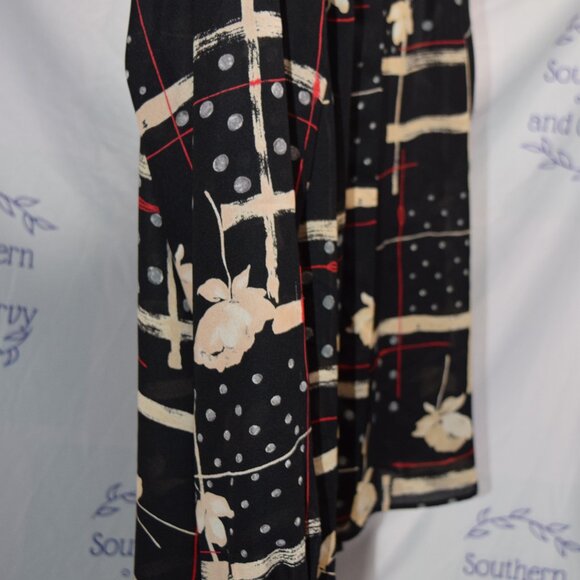 Alfred Dunner Collared Long Sleeve, Button Front Blouse, Size 18 - Picture 3 of 15